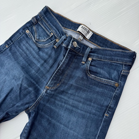 Agolde Sophie high rise skinny crop Deep Indigo Jeans - Picture 10 of 10